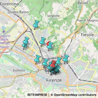Mappa Via Casamorata, 50134 Firenze FI, Italia (1.966)