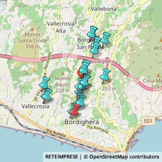 Mappa Via Bra, 18012 Bordighera IM, Italia (0.7315)