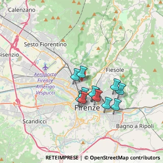 Mappa Via Michele Mercati, 50134 Firenze FI, Italia (2.87917)