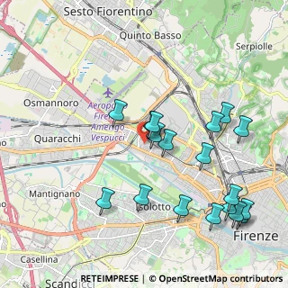 Mappa Via Orazio Vecchi, 50127 Firenze FI, Italia (2.26222)