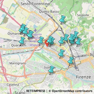 Mappa Via Orazio Vecchi, 50127 Firenze FI, Italia (1.989)