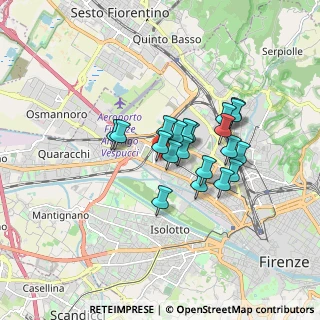 Mappa Via Orazio Vecchi, 50127 Firenze FI, Italia (1.285)