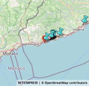 Mappa Lungomare Cristoforo Colombo, 18014 Ospedaletti IM, Italia (7.37818)