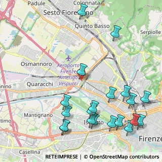 Mappa Via Francesco Geminiani, 50127 Firenze FI, Italia (2.787)