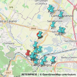 Mappa Via dei Colli, 50018 Signa FI, Italia (2.412)