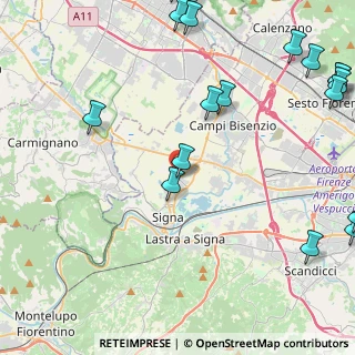 Mappa Via dei Colli, 50018 Signa FI, Italia (6.92)