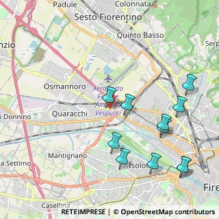 Mappa Via di Peretola, 50127 Firenze FI, Italia (2.42182)