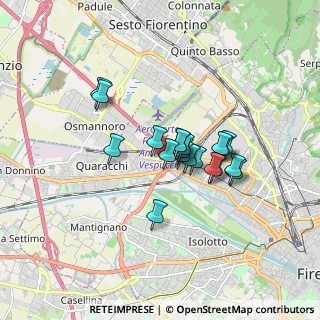 Mappa Via di Peretola, 50127 Firenze FI, Italia (1.224)