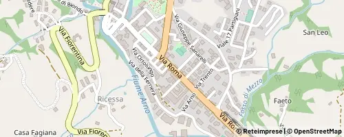 Mappa Pratovecchio Stia