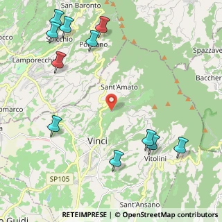Mappa Via di Anchiano, 50059 Vinci FI, Italia (2.88636)