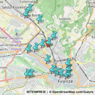 Mappa Via Adolfo Antognoli, 50127 Firenze FI, Italia (2.40111)