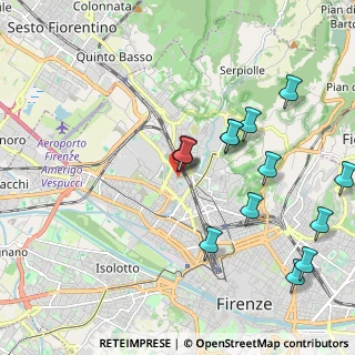 Mappa Via Adolfo Antognoli, 50127 Firenze FI, Italia (2.17643)