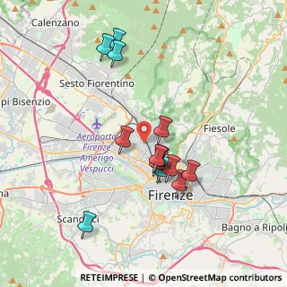 Mappa Via Adolfo Antognoli, 50127 Firenze FI, Italia (3.47538)