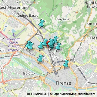 Mappa Impact Hub, 50127 Firenze FI, Italia (1.08667)