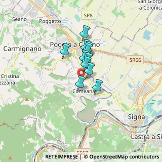 Mappa Via Poggiorsoli, 59015 Carmignano PO, Italia (1.06091)