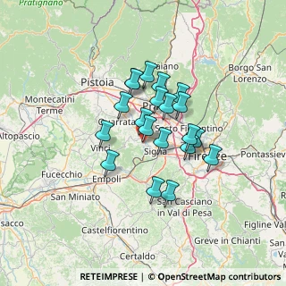 Mappa Via Poggiorsoli, 59015 Carmignano PO, Italia (10.3525)