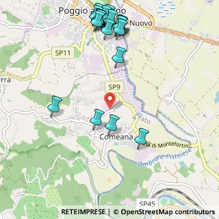 Mappa Via Poggiorsoli, 59015 Carmignano PO, Italia (1.3775)