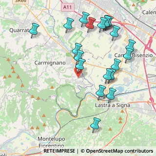 Mappa Via Poggiorsoli, 59015 Carmignano PO, Italia (4.6835)