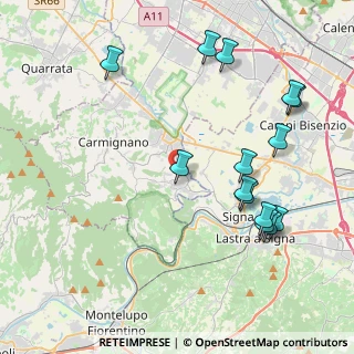 Mappa Via Poggiorsoli, 59015 Carmignano PO, Italia (4.77643)