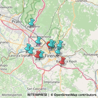 Mappa Via Pietro Cironi, 50134 Firenze FI, Italia (5.28636)