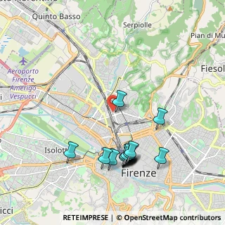 Mappa Via Pietro Cironi, 50134 Firenze FI, Italia (2.11133)