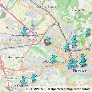 Mappa Via Arcangelo Corelli, 50127 Firenze FI, Italia (2.98)