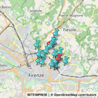 Mappa Via Giovanni Sercambi, 50133 Firenze FI, Italia (1.285)