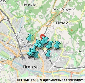 Mappa Via Giovanni Sercambi, 50133 Firenze FI, Italia (1.395)