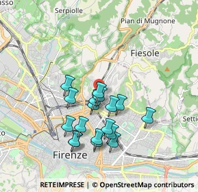 Mappa Via Giovanni Sercambi, 50133 Firenze FI, Italia (1.61833)