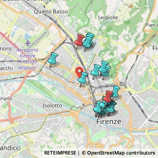 Mappa Via Giovan Filippo Mariti, 50127 Firenze FI, Italia (1.9045)