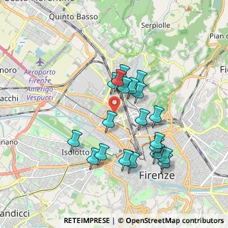 Mappa Via Giovan Filippo Mariti, 50127 Firenze FI, Italia (1.6905)