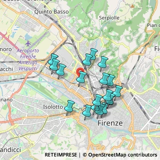 Mappa Via Giovan Filippo Mariti, 50127 Firenze FI, Italia (1.7025)