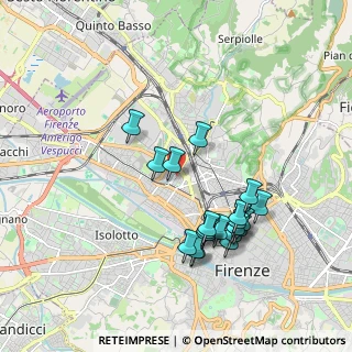 Mappa Via Giovan Filippo Mariti, 50127 Firenze FI, Italia (1.8785)