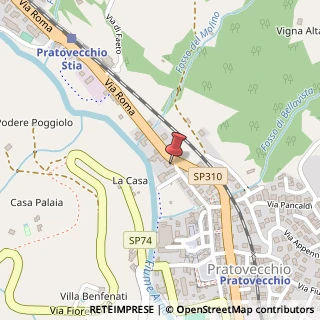 Mappa località Valiana, 14a, 52015 Pratovecchio Stia, Arezzo (Toscana)