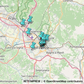 Mappa Via Gianfrancesco Pagnini, 50134 , 50134 (3.70462)