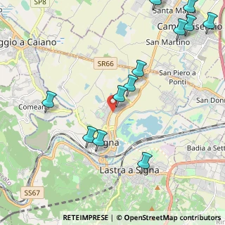 Mappa Via Nicola Pistelli, 50058 Signa FI, Italia (2.87385)