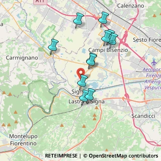 Mappa Via Nicola Pistelli, 50058 Signa FI, Italia (3.62455)