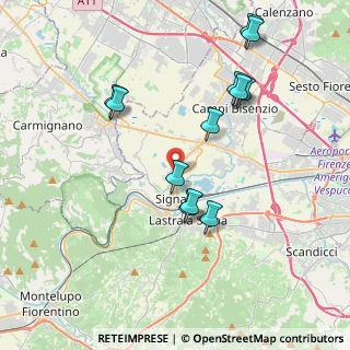 Mappa Via Nicola Pistelli, 50058 Signa FI, Italia (4.03167)