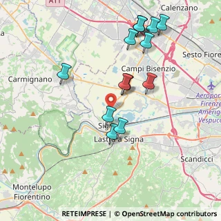 Mappa Via Nicola Pistelli, 50058 Signa FI, Italia (4.24714)