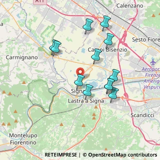 Mappa Via Nicola Pistelli, 50058 Signa FI, Italia (3.62917)