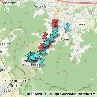 Mappa Via del Borgo, 55100 Lucca LU, Italia (1.42222)