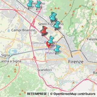 Mappa Via S. Biagio a Petriolo, 50142 Firenze FI, Italia (3.8525)
