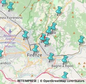 Mappa Via Fra' Guittone, 50133 Firenze FI, Italia (4.91214)