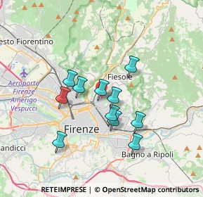 Mappa Via Fra' Guittone, 50133 Firenze FI, Italia (2.88818)