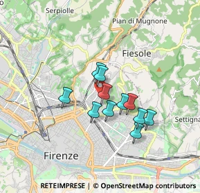 Mappa Via Fra' Guittone, 50133 Firenze FI, Italia (1.28)