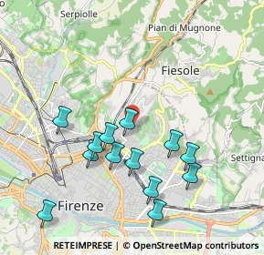 Mappa Via Fra' Guittone, 50133 Firenze FI, Italia (1.99154)