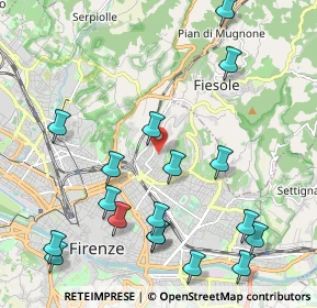 Mappa Via Fra' Guittone, 50133 Firenze FI, Italia (2.57222)