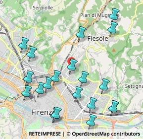 Mappa Via Fra' Guittone, 50133 Firenze FI, Italia (2.472)