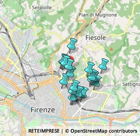 Mappa Via Fra' Guittone, 50133 Firenze FI, Italia (1.377)