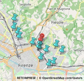 Mappa Via Fra' Guittone, 50133 Firenze FI, Italia (1.85)